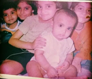 Childhood Pic With Siblings